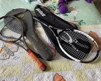 tennis rackets