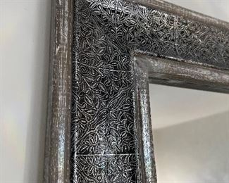 Wood & metal mirror