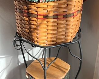 Longaberger Snowflake baskets