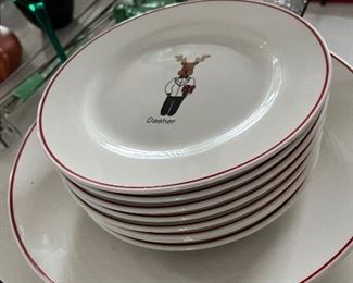 Reindeer plates