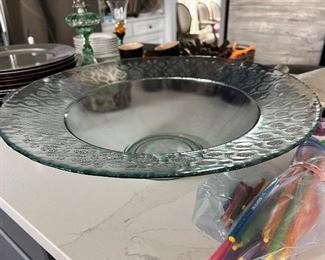 large glass bowl