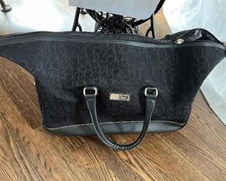 Authentic Calvin Klein carry on tote
