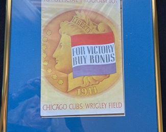 Chicago Cubs vintage program