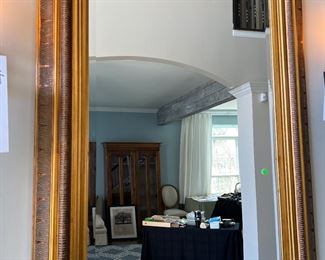 Beveled large mirror
