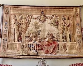 117" x 81"  French Tapestry   Maisons Royals Collection 