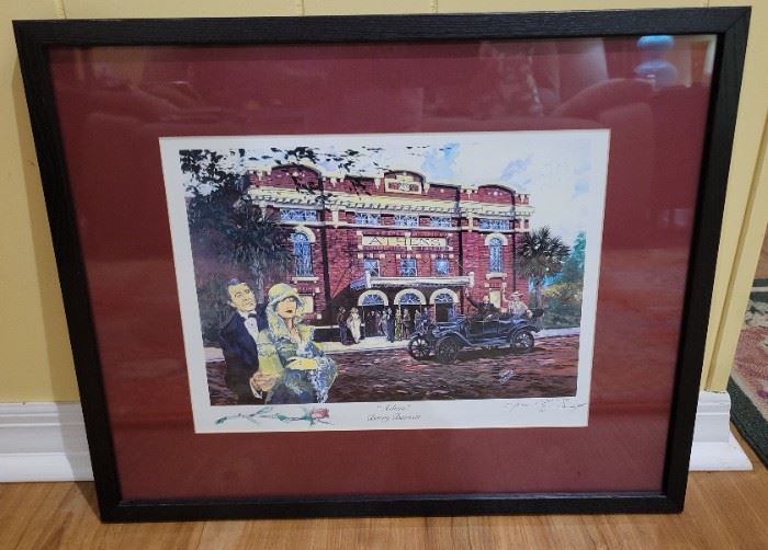 "Athens Theater", Barry Barnett signed & numbered