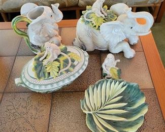 Elephant themed decor