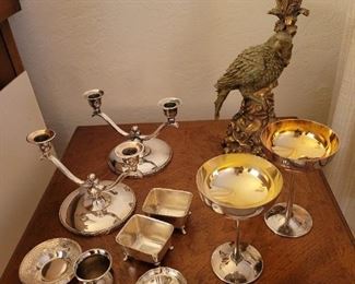 Sterling & silver plate