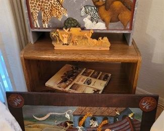 Noah's Ark fire screen & chest