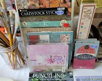 Scrapbooking supplies
