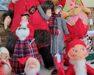 Annalee & Simpich Christmas figures