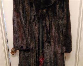 Vintage Russian mink/sable coat
