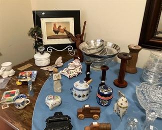 Glassware and home decor items