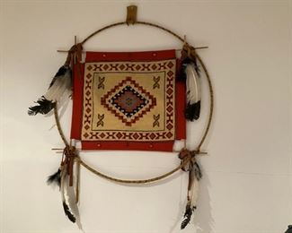 Woven Indian wall art