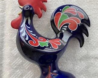 blue rooster