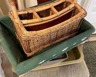 lots  and lots of baskets   all sizes and kinds 