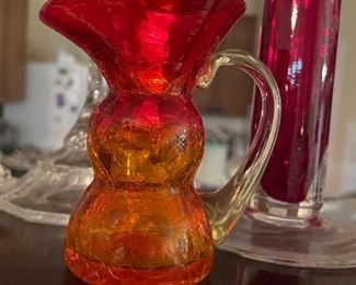  great piece amberina vintage glass