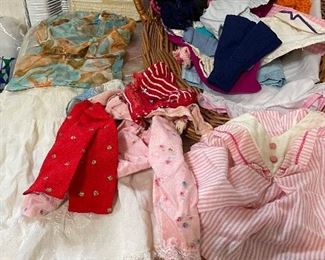 doll clothes- hand made -for some- baby clothes- all mixed in 