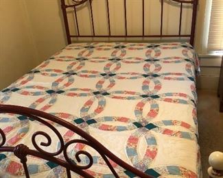 Iron Bed and Quilt