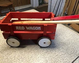 Toy little red wagon 