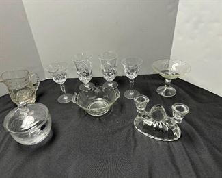 Crystal and Hand Cut Glass