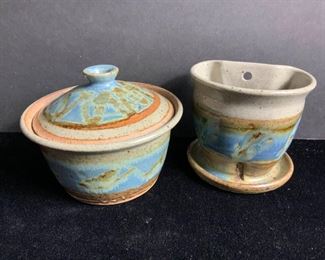 Pottery Wall Vase Bowl