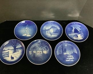Royal Copenhagen Decorative 7in Plates