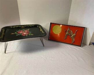 Mid Century Wall Hanging Vintage Tray