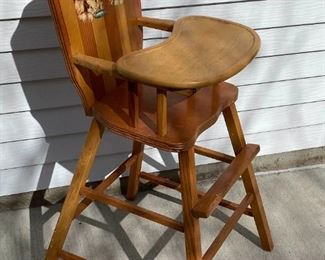 Highchair For Dolls Or Decoration