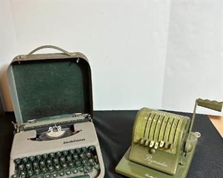 Vintage SmithCorona Typewriter  Paymaster