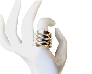 Sterling Silver Wave Ring