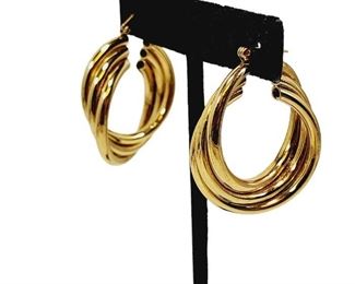 Triple Hoop Earrings Need Repair