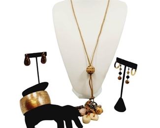 YSL Style Necklace Earrings  Necklace