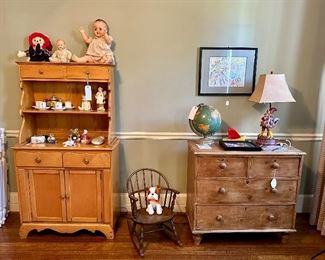 Childs Hitch & Pine Chest
Sold separately 