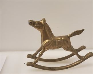 brass horse