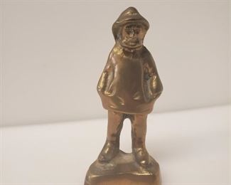 solid brass fisherman