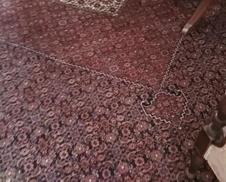 Large oversized roomsize Persian carpet