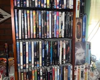 VHS dvds cds