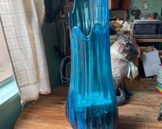 Large glass vase