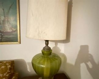 Large Mid century modern lamps 