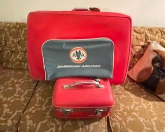Vintage American Airlines luggage 
