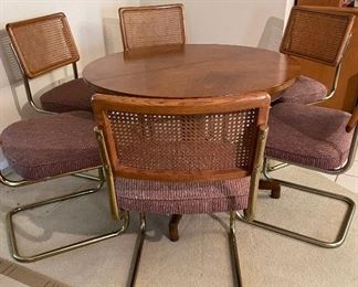 3	$220 	
Dinette & 6 caned back chairs 