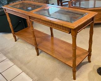 9	$150 	
Sofa console table bamboo style