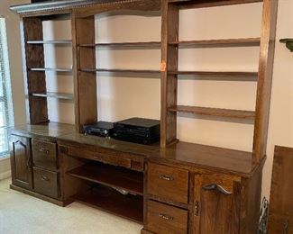 $395 	
Wood Bookshelve / Cabinets 