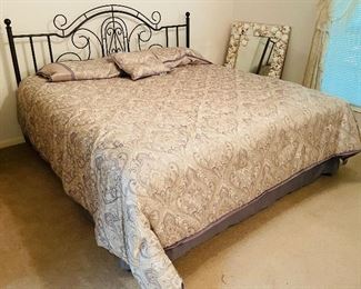 17	$245 	
Guest room king bed metal headboard with mattress
