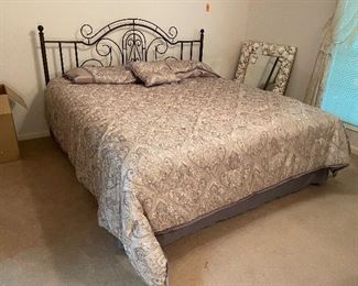 17	$245 	
Guest room king bed metal headboard with mattress

