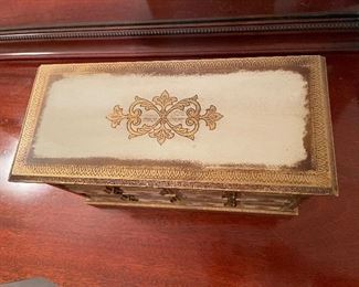 18	$50 	
Venitian Florentine jewelry box