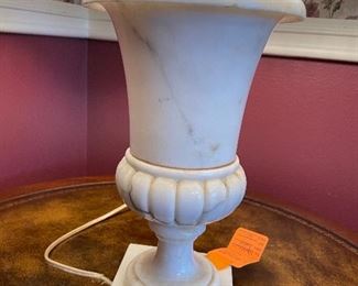21	$90 	
Marble urn lamp