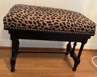 48_____$50 
Leopard black bench 