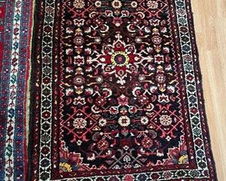 $150 Persian wool rug semi antique 